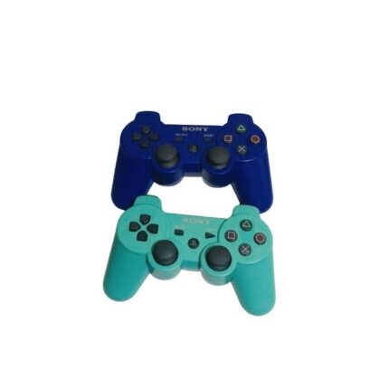 Manette PS3 Pad - DualShock sans fil vert et bleu